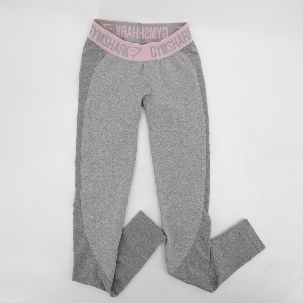 GymShark Leggings Womens Extra Small Gray Flex Contour DRY PullOn Active Workout